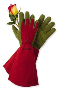 West County 054R/M Gauntlet Rose Handschuhe - Medium, Ruby, Gartenhandschuhe mit - Bild 1 von 1