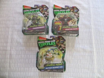 PLAYMATES NICKELODEON TMNT Monstruo + Mutantes Lote de 4 Figuras NUEVAS 2017 Foto 1 de 4