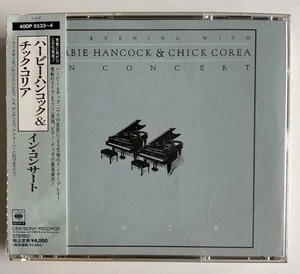 Herbie Hancock & Chick Corea In Concert 1978 CBS Japan 2Cds Smooth Mint - Imagen 1 de 3