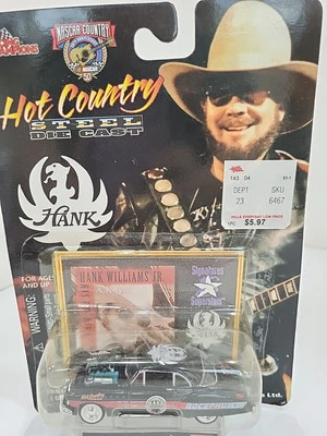 CAMPEONES DE CARRERAS NASCAR HOT COUNTRY SERIE FIRMA #13 HANK WILLIAMS JR 1998 Foto 1 de 3
