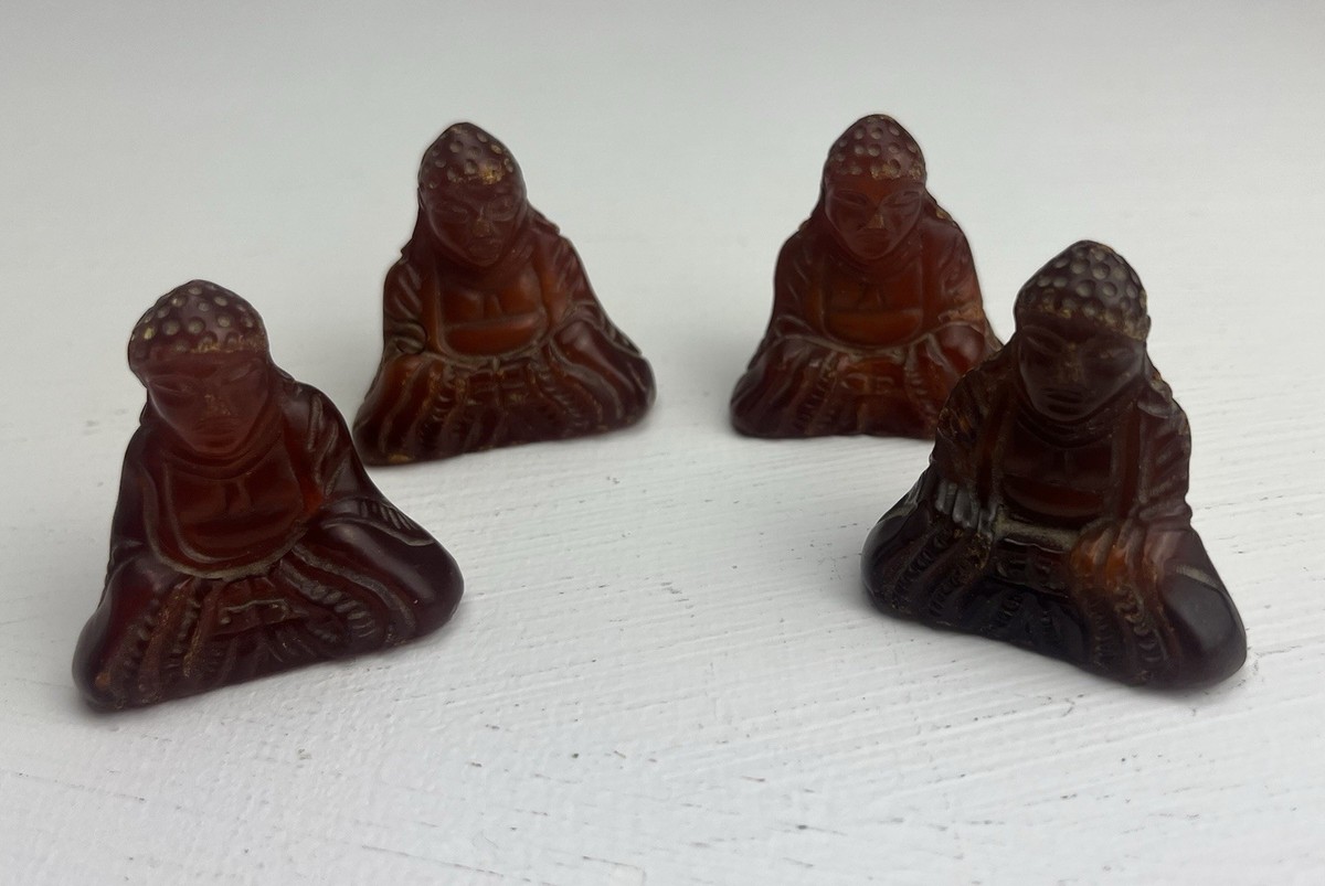 佛红色琥珀主中国风雕像、雕像| eBay