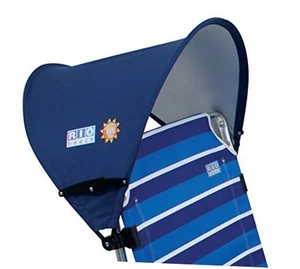 Rio Beach MyCanopy Personal Chair Sun Shade, Navy - Picture 1 of 7