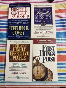 Lot Of 4 Stephen Covey Audio Books Principle Centered Leadership & More! Look  - Bild 1 von 10
