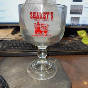 Copa de Cerveza Pesada 32oz Vaso Margarita Vintage SHAKEY'S PIZZERÍA 8"x5" RARO - Imagen 1 de 4
