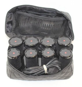 Juego de rodillos calientes de volumen T3 de 8-2 tamaños con clips, cable y bolsa con cremallera 73701 ¡EXCELENTE ESTADO USADO! - Imagen 1 de 18