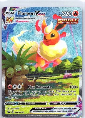 Flareon VMAX SWSH180 SWSH: Sword & Shield Promo - Pokemon Card - NM - Image 1 of 2