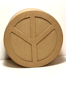 Papp-Art - Dose mit Deckel - 15 / 7 cm - Bild 1 von 2