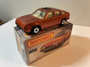 Matchbox Superfast Rover 3500 No. 8 with Original Box 1982 Vintage - Picture 1 of 10