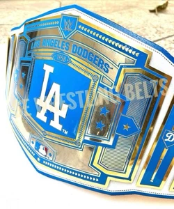 Neu Low Angeles Dodgers World Wrestling Legacy Titel Gürtel 2 mm Erwachsenengröße Replik - Bild 1 von 6