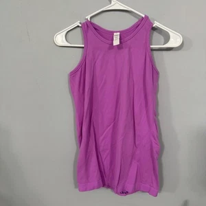 Athleta Girl Purple Fitted Sleeveless Tank Top Size XL / 14 Racerback w/ Spandex - Picture 1 of 6