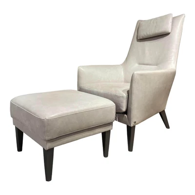 Bielefelder Werkstätten Hochlehnsessel Coco Bezug BW 0300-704 Leder  - Bild 1 von 4