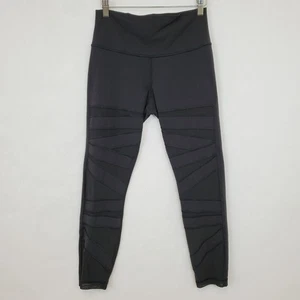 Lululemon Wunder Under HR Tight Mesh SE Tech Luon Black Est. Size 8 Yoga - Picture 1 of 11