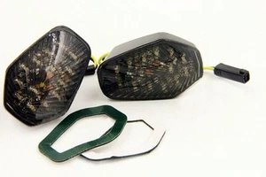 Smoke Led Turn Signal Lights For Suzuki Gsxr 600 750 1000 2001 2002 2003 2004 - Picture 1 of 4