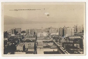 RPPC Burrard Inlet VANCOUVER BC Columbia Foto Coca Cola Echtfoto PC - Bild 1 von 2