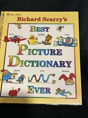 Vintage 1994 Golden Books Richard Scarry's Best Picture Dictionary Ever Unopened - Image 1 of 4