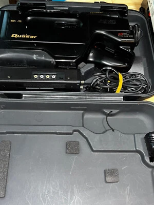 Vintage 1990 Quasar VM706 VHS Camcorder/Case/Light - Untested - Parts Or Repair - Image 1 of 4