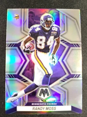 2022 Mosaic Randy Moss SILVER PRIZM card #132 - Image 1 of 2