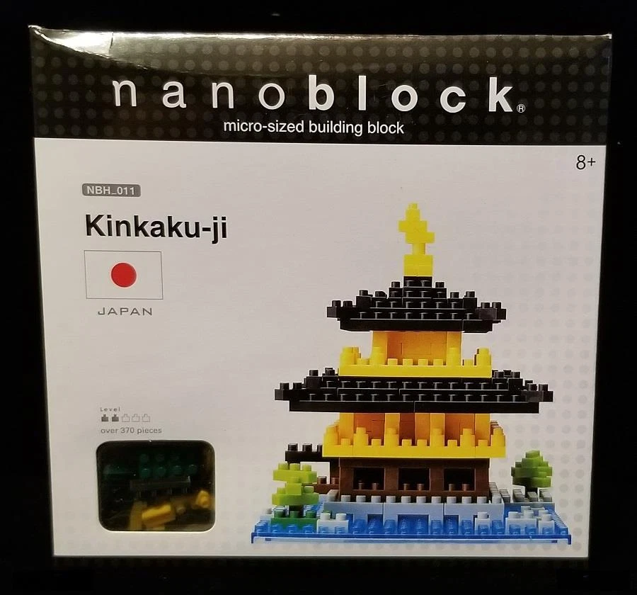 Nanobloco NBH_011 Japão Kinkaku-ji mais de 370 Peças NIB - Imagem 1 de 1