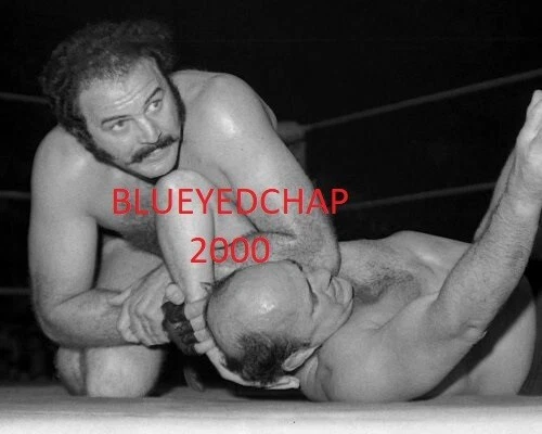 FOTO DE LUCHA LIBRE BLACKJACK LANZA VS VERNE GAGNE WRESTLER 8 X 10 AWA Foto 1 de 1