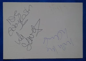 Morning TV 1992 Prompt Card Signed By Gaby Roslin, Lily Savage, Lorraine Kelly - Picture 1 of 5