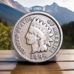 1896 Indian Head Cent Penny “Best Value On EBay” FAST FREE SHIPPING - Picture 1 of 5