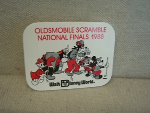 Vintage Walt Disney World Pin Oldsmobile Scramble National Finals 1988 Golf - Bild 1 von 3