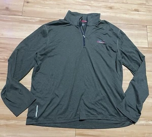 Polo Ralph Lauren Performance Men's Long Sleeve 1/4 Zip Pullover Sz XL Green - Picture 1 of 6