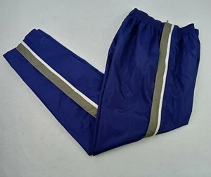Nike Track Pants Youth Medium (8-10) Blue Nylon Windbreaker Athletic Athleisure - Picture 1 of 12