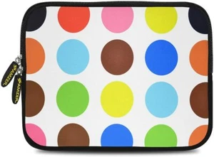 Amzer Colour Circles Design Neoprene Soft Sleeve for Up to 7.75 inch Tablet - Picture 1 of 6
