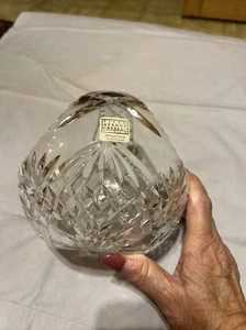 Basket FIFTH AVENUE LTD Poland 24%crystalPINWHEEL 6” H, 5 3/4”w - Picture 1 of 5
