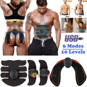 EMS Muscle Stimulator Training Gear ABS Ultimate Hip Trainer Body Home Exercise - Picture 1 of 94