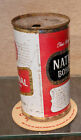 1962 RARE TRANSITION STEEL NATIONAL BOHEMIAN FLAT TOP BEERCAN BALTIMORE MD EMPTY