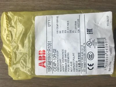 1PC New ABB CE4P-10R-02 Emergency stop button free shipping - Image 1 of 2