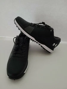 **Under Armour UA Fade RST 3 Black Golf Shoes 3023330-001 Men's Size 8.5** - Picture 1 of 10