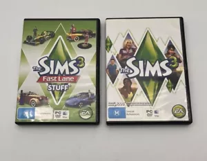 Sims 3 With Sims 3 Fast Lane Stuff Expansion Pack PC Game - Picture 1 of 4