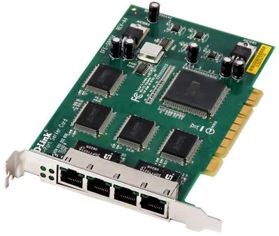 Scheda Di Rete D-Link DFE-580TX Quad Port RJ45 10/100Mbps PCI - Immagine 1 di 2