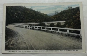 A Turn In The Road, National Hwy., Bear Creek Cove, West Of Cumberland, MD. (J2) - Picture 1 of 2