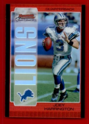 2005 Bowman Chrome Red Refractors #16 Joey Harrington. - Image 1 of 2