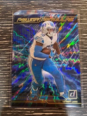 2021 Donruss Power Formulas DAndre Swift Detroit Lions #PF1 2B - Image 1 of 2