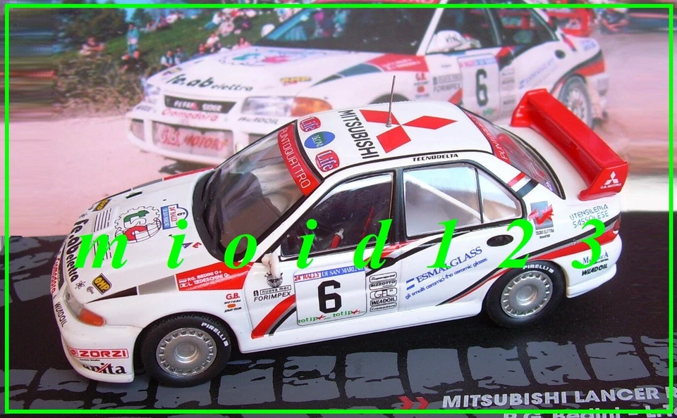 1/43 - MITSUBISHI LANCER EVO III - Bedini Tedeschini - San Marino 1996 Die-cast - Immagine 1 di 1