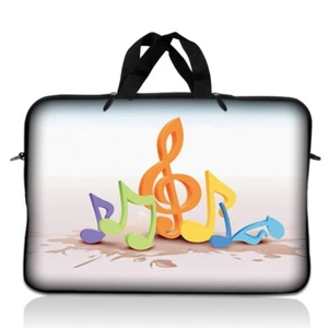 10" 10.1" 10.2 9 8 Laptop Sleeve Netbook Sleeve Bag Case Cover Tablet Music Note - Picture 1 of 4