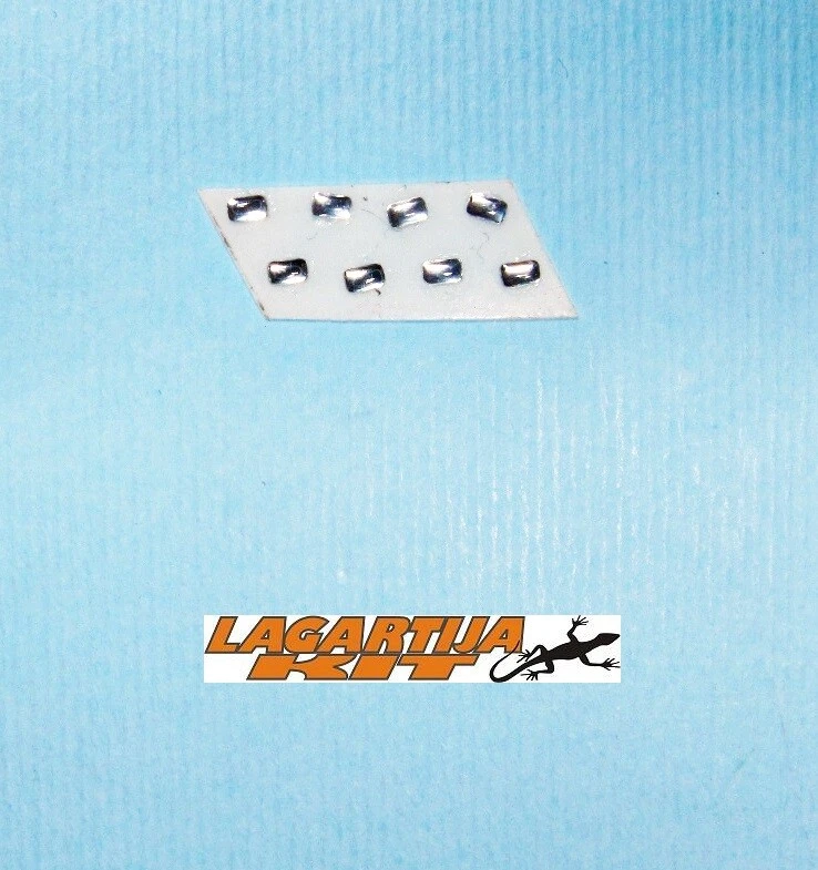 FARO 2,6 x 1,4 MM TRANSPARENTE RECTANGULAR 8 UNIDADES RESIN KIT FERRARI PORSCHE - Imagen 1 de 1