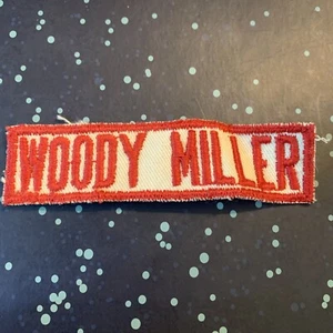 Vintage Woody Miller Patch Employee Uniform 4C 4” X 1” - Picture 1 of 2