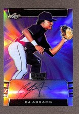 2019 Leaf Metal Draft #BA-CJA CJ Abrams Purple /25 Auto