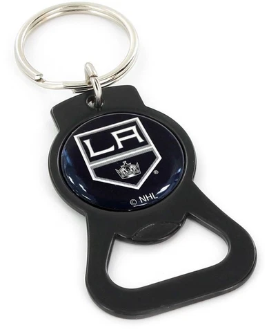 LOS ANGELES KINGS - BOTTLE OPENER KEYCHAIN - BRAND NEW - NHL-BK-702-19-BK Cover