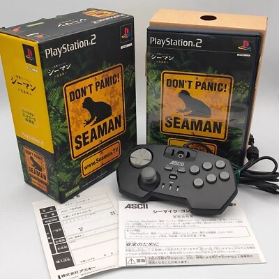 Seaman Kanzenban w/ Sea Mic Controller 2002 Sony PlayStation PS2 ASCII VIVARIUM - Image 1 of 4