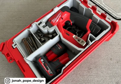 Milwaukee Packout Insert for M12 Install Driver - New Design V2 (Insert Only) - Image 1 of 4