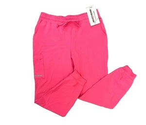 NWT Skechers by Barco Women’s Jogger Scrub Pants M Pink Medical Uniform Stretch - Picture 1 of 4