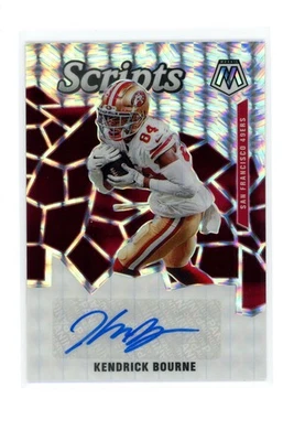 2020 Panini Mosaic Scripts Kendrick Bourne #S10 Auto San Francisco 49ers - Image 1 of 2