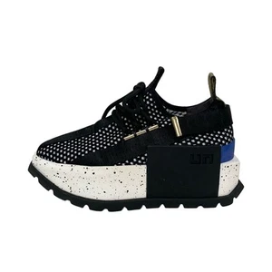 Auth UNITEDNUDE - Black White Multi Chemical Fiber Women's Shoes - Picture 1 of 8